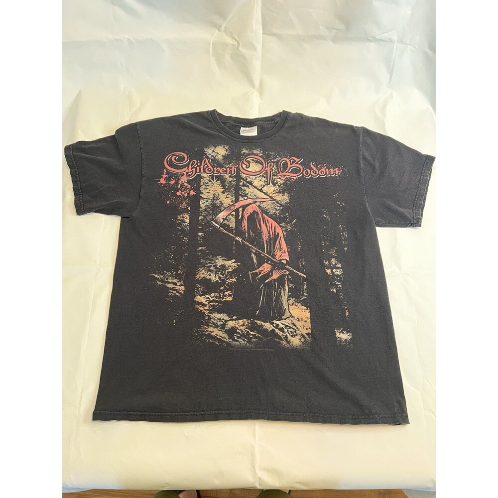 Children of Bodom Men's T-Shirt Vintage Y2K Death Metal Music Merch Size XL Rare